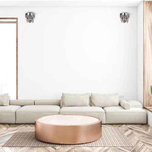 GRACE króm fali lámpa 2xE14 Milagro