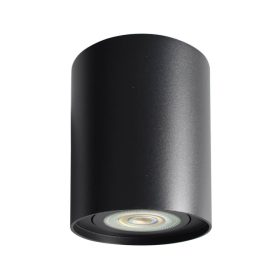   Felületre szerelhető HALOGÉN Tube Spot Light Round Black GU10 Bima Milagro