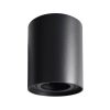 Felületre szerelhető HALOGÉN Tube Spot Light Round Black GU10 Bima Milagro