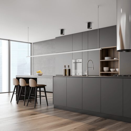 Felületre szerelhető HALOGÉN Tube Spot Light Round Black GU10 Bima Milagro