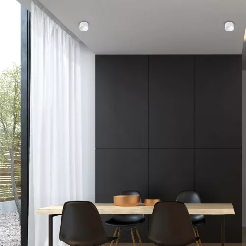 Süllyesztett HALOGÉN Tube Spot Light kerek fehér GU10 Bali Milagro