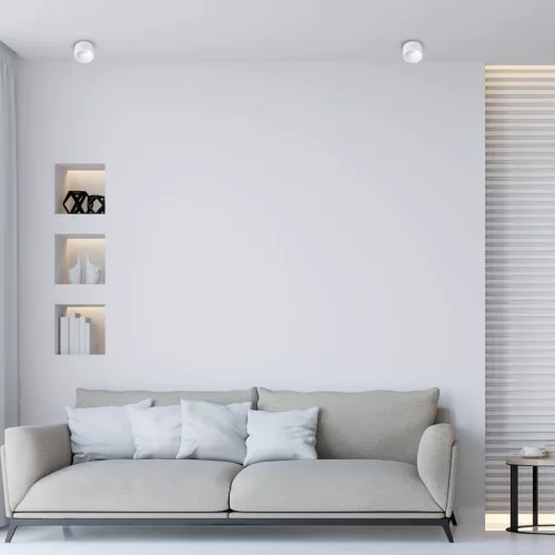 Süllyesztett HALOGÉN Tube Spot Light kerek fehér GU10 Bali Milagro