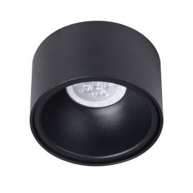   Süllyesztett HALOGÉN Tube Spot Light Round Black GU10 Bali Milagro