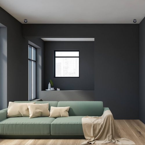 Süllyesztett HALOGEN Tube Spot Light Round Black GU10 Bali Milagro