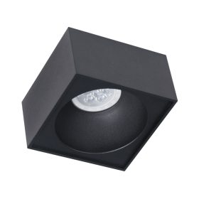   Süllyesztett HALOGEN Tube Spot Square Black GU10 Bali Milagro