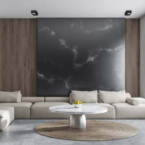 Süllyesztett HALOGÉN Tube Spot Square Black GU10 Bali Milagro