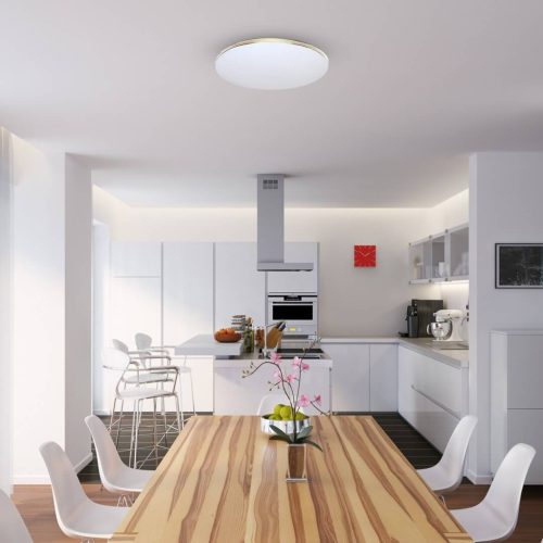 Felületre szerelhető LED mennyezeti lámpa 72W 4320lm CCT 55cm SIENA GOLD Milagro + távirányító