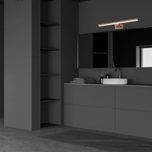 SHINE Fali lámpa Rose Gold 60cm 13,8W LED Milagro