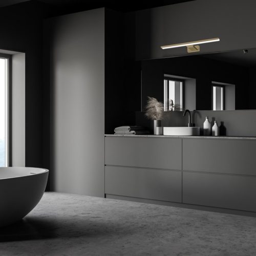 SHINE fali lámpa sárgaréz 60cm 13,8W LED Milagro