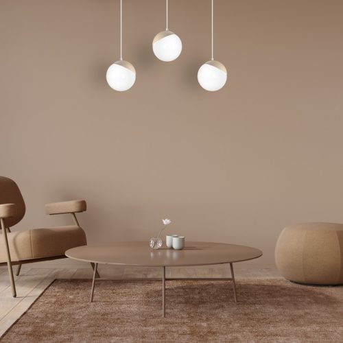 SFERA Fa mennyezeti lámpa 3xE14 Milagro