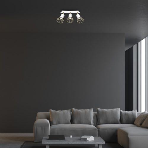 DANTE mennyezeti lámpa White Gold 3x mini GU10 Milagro