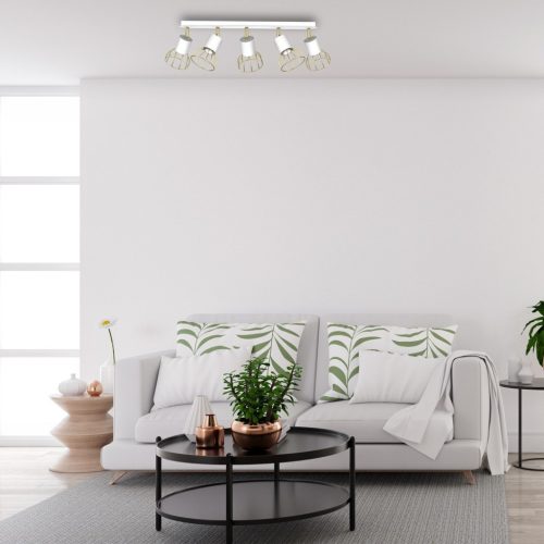 DANTE mennyezeti lámpa White Gold 5x mini GU10 Milagro