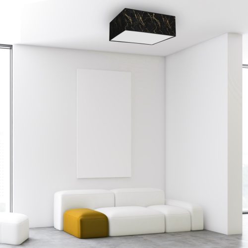 LED mennyezeti lámpa SENSO Black Gold Square 3xE27 Milagro