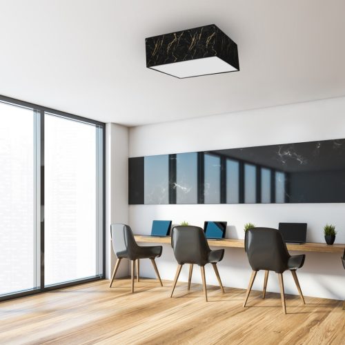 LED mennyezeti lámpa SENSO Black Gold Square 3xE27 Milagro