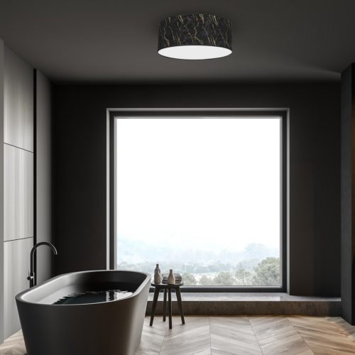 LED mennyezeti lámpa SENSO Black Gold 2xE27 Ø40cm Milagro