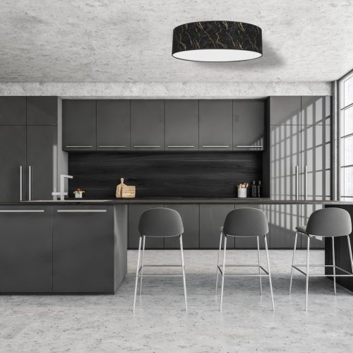 LED mennyezeti lámpa SENSO Black Gold 3xE27 Ø60cm Milagro