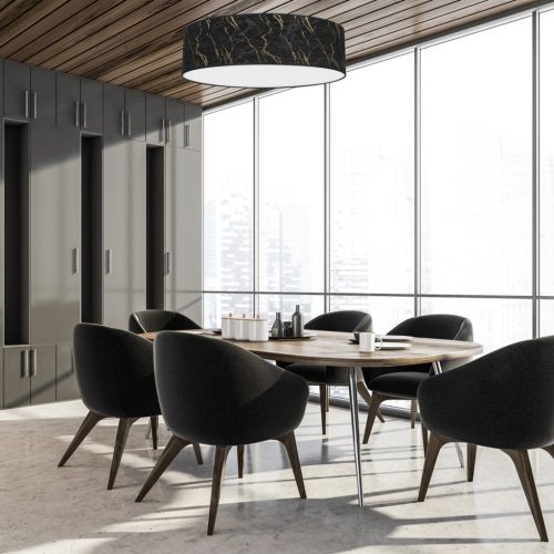 LED mennyezeti lámpa SENSO Black Gold 3xE27 Ø60cm Milagro