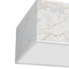 LED mennyezeti lámpa SENSO White Gold Square 2xE27 Milagro