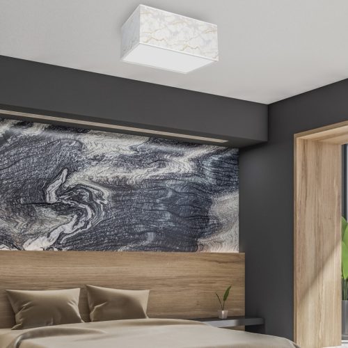 LED mennyezeti lámpa SENSO White Gold Square 3xE27 Milagro