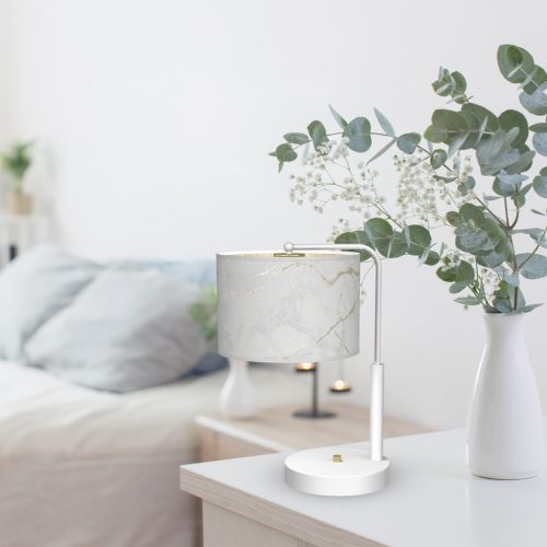 LED Asztali lámpa SENSO White Gold 1xE27 Milagro