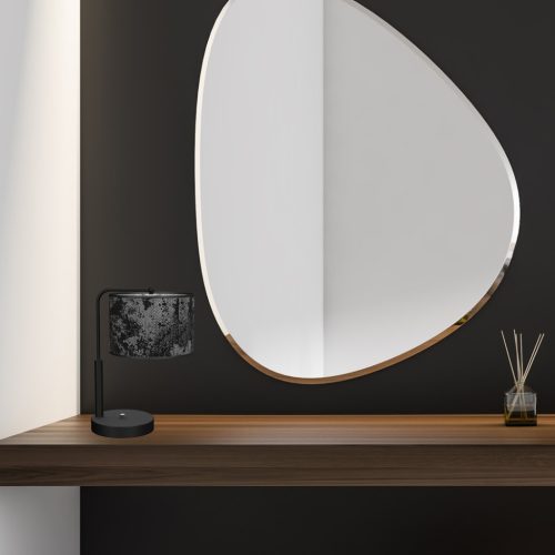 SATINO LED Asztali lámpa Ezüst 1xE27 Milagro