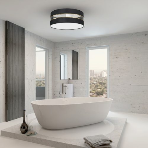 LED mennyezeti lámpa ULTIMO Fekete 2xE27 Ø40cm Milagro