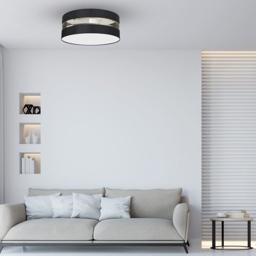 LED mennyezeti lámpa ULTIMO Fekete 3xE27 Ø50cm Milagro