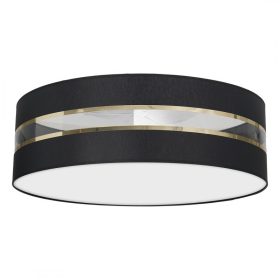 LED mennyezeti lámpa ULTIMO Fekete 3xE27 Ø60cm Milagro