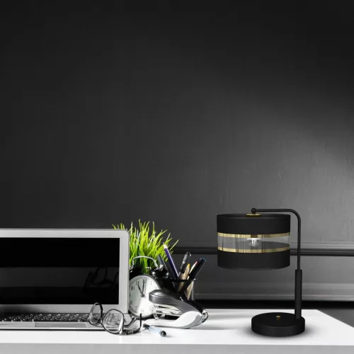 LED asztali lámpa ULTIMO fekete 1xE27 Milagro