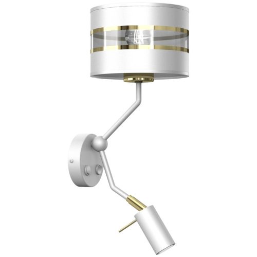 ULTIMO fali lámpa fehér 1xE27 1x mini GU10 Milagro