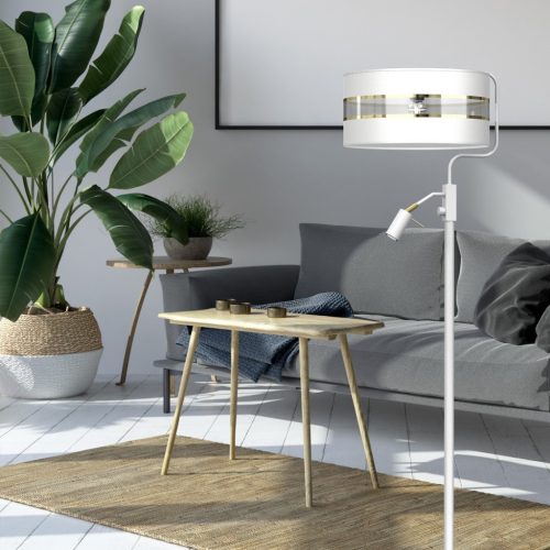 ULTIMO állólámpa fehér 1xE27 + 1xmini GU10 Milagro