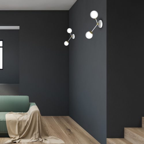 JOY White Gold fali lámpa 2xE14 Milagro