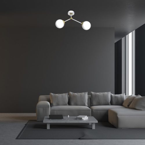 JOY mennyezeti lámpa White Gold 2xE14 Milagro