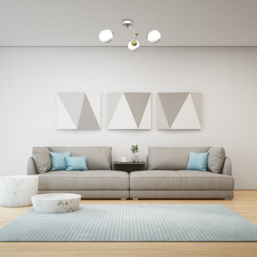 JOY mennyezeti lámpa White Gold 3xE14 Milagro