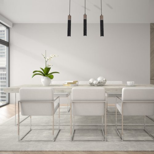 SOLO FŰRÉSZETES Fekete Patina fa függőlámpa 3x mini GU10 Milagro