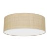 LED mennyezeti lámpa MARSHALL fehér rattan 3xE27 Ø50cm Milagro