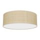 LED mennyezeti lámpa MARSHALL fehér rattan 3xE27 Ø50cm Milagro