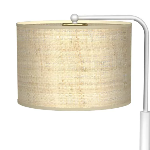 MARSHALL Fehér Rattan asztali lámpa 1xE27 Milagro