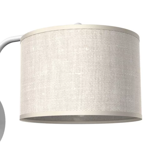 LINO Fali lámpa Fehér Vászon 1xE27 Milagro