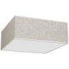 LED mennyezeti lámpa LINO White Linen 3xE27 Square Milagro