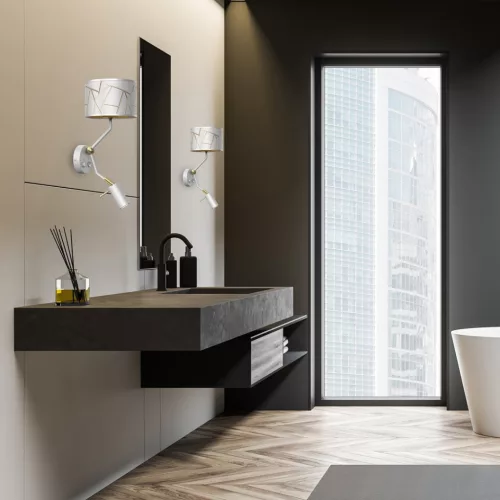 ZIGGY Fali lámpa White Gold 1xE27 + 1x mini GU10 Milagro