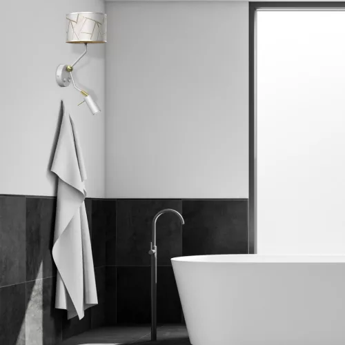 ZIGGY Fali lámpa White Gold 1xE27 + 1x mini GU10 Milagro