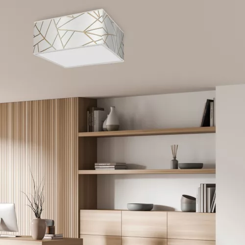 LED mennyezeti lámpa ZIGGY White Gold 2xE27 Milagro