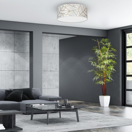 LED mennyezeti lámpa ZIGGY White Gold 2xE27 Ø40cm Milagro