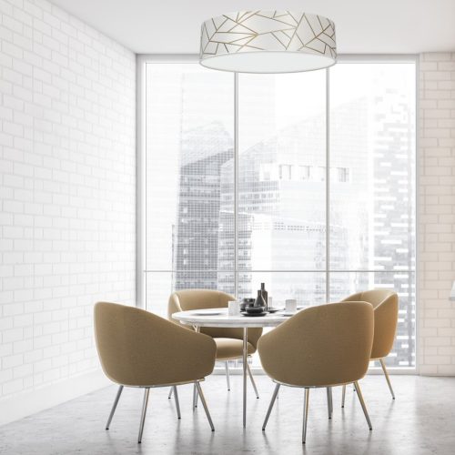 LED mennyezeti lámpa ZIGGY White Gold 3xE27 Ø50cm Milagro