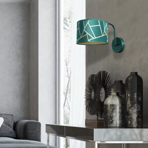 ZIGGY Fali lámpa Fali lámpa Green Gold Green 1xE27 Milagro