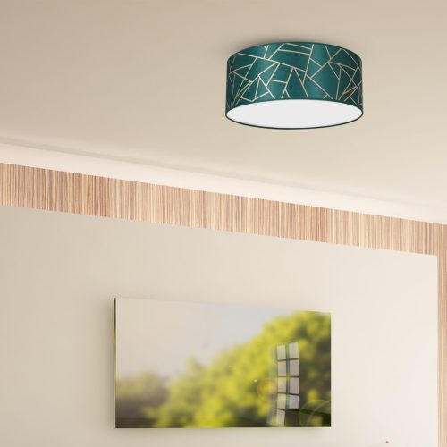 LED mennyezeti lámpa ZIGGY Green Gold Green 2xE27 Ø40cm Milagro