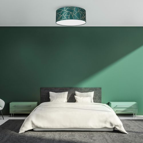 LED mennyezeti lámpa ZIGGY Green Gold Green 2xE27 Ø40cm Milagro