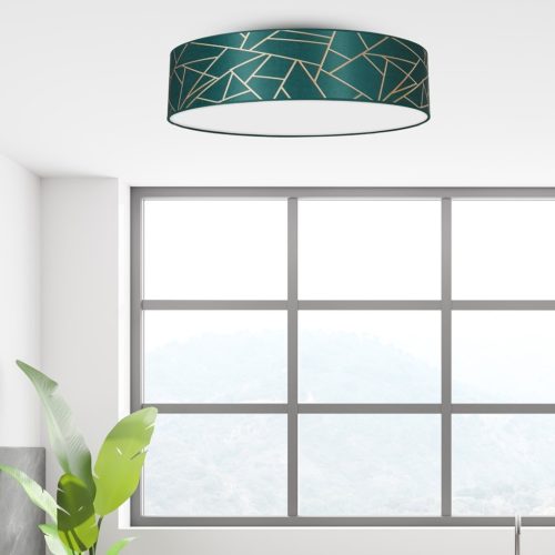 LED mennyezeti lámpa ZIGGY Green Gold Green 3xE27 Ø60cm Milagro