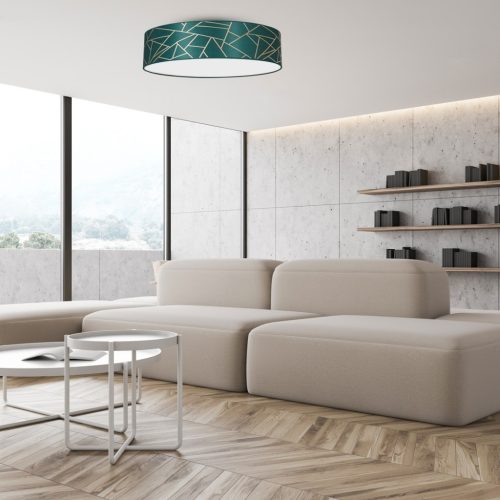 LED mennyezeti lámpa ZIGGY Green Gold Green 3xE27 Ø60cm Milagro